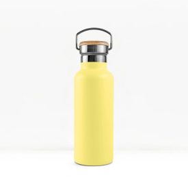 Bambaw duplafalú termosz kulacs - sárga (500 ml)