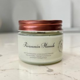 Szójaviasz gyertya- Rózsaszín Homok(Aurora Candle)