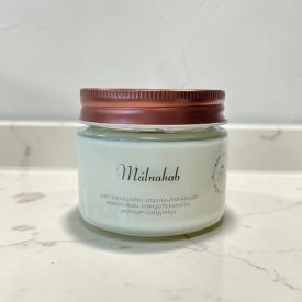 Szójaviasz gyertya-Málnahab (Aurora Candle)