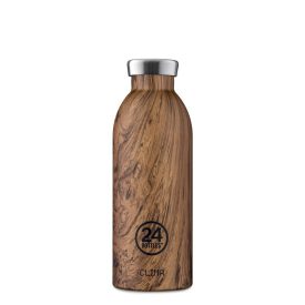   24BOTTLES Clima 500ml rozsdamentes acél termosz-SEQUOIA WOOD