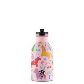   24BOTTLES Kids Clima 330ml rozsdamentes acél termosz szívószálas kupakkal-Magic Friends
