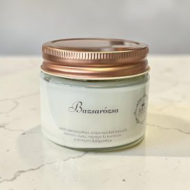 Szójaviasz gyertya-Bazsarózsa(Aurora Candle)