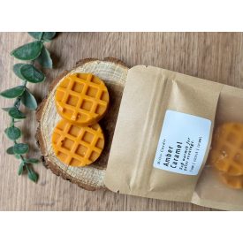 Millie Candle - Amber Caramel gofri formájú illatviasz 30g