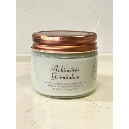 Szójaviasz gyertya-Rubinvörös Gránátalma(Aurora Candle)